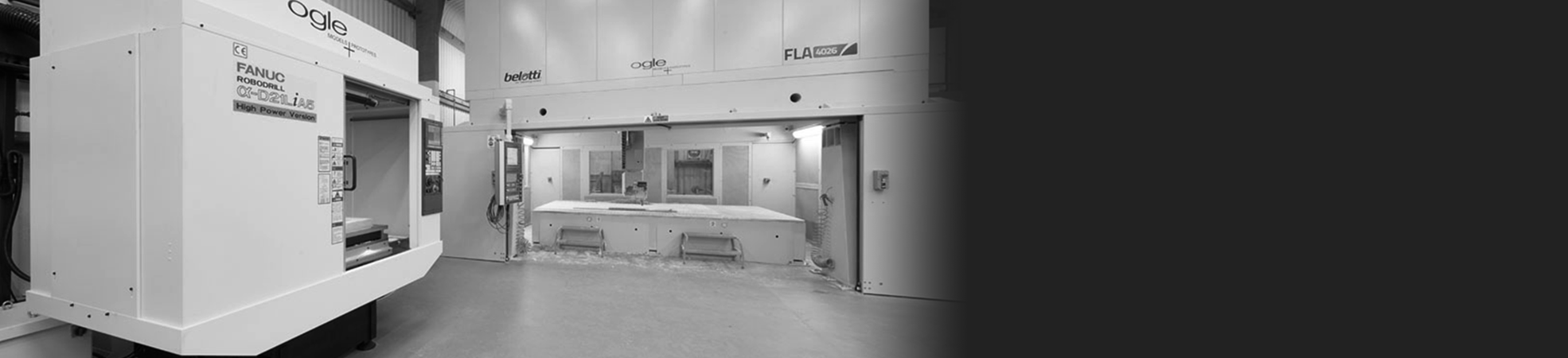 Large capacity CNC machining facility 